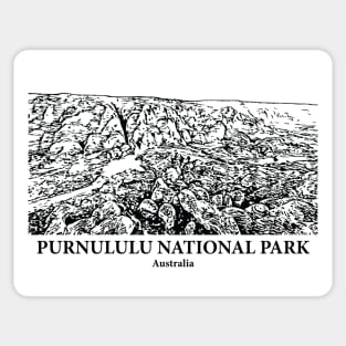 Purnululu National Park - Australia Sticker